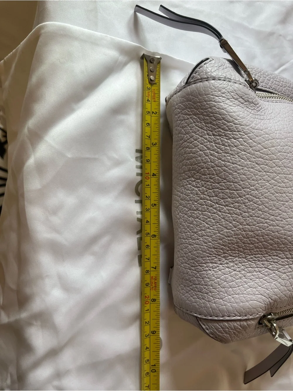 Michael Kors Light Lavender/Lilac Pebbled Leather Backpack Purse